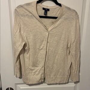 GAP Cream Button Down Shirt